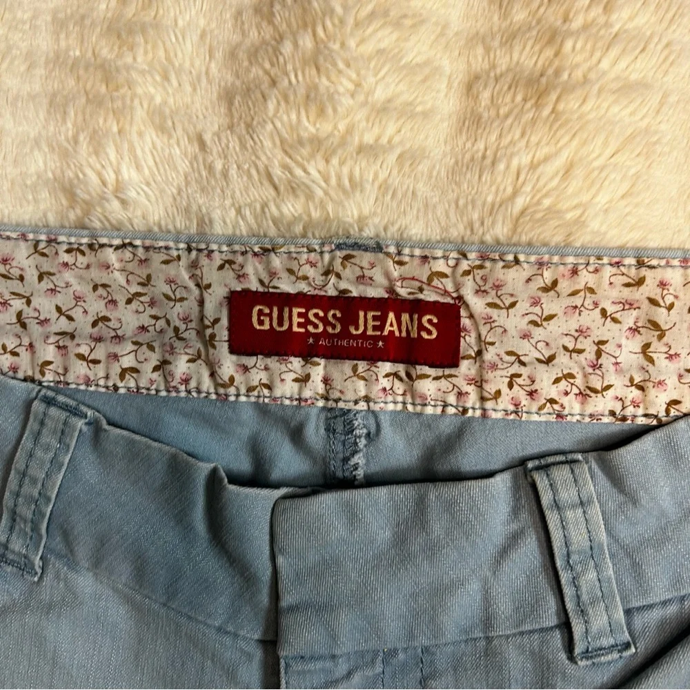Guess Chino Pants Women’s Light Blue Slim Straight – Size 29x32 - Picture 4 of 11